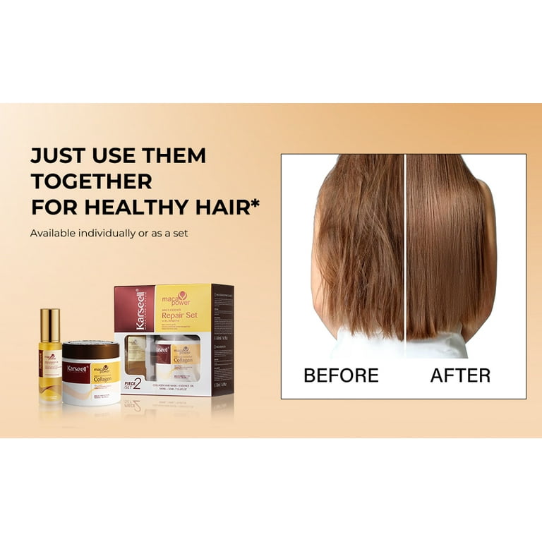 Karseell Collagen Hair Treatment, Deep Repair Hair Mask, Argan Oil