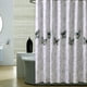 thumbnail image 1 of Cortina de ducha de 150 x 200 cm, resistente al moho, impermeable, tela de poliéster gruesa, cortina de ducha para baño, cortina de baño con ganchos, lavable y resistente al agua., 1 of 5