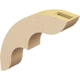 thumbnail image 5 of Ekena Millwork 3"W x 16"D x 16"H Ozark Rough Cedar Woodgrain TimberThane Knee Brace, Primed, 5 of 6