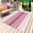 Pink, variant on Pink Ombre Stripe Outdoor Rug 6x9 Ft - Reversible Patio Rug Outdoor Camping Rugs, Farmhouse Striped Gradient Washable Indoor Outdoor Area Rugs, Non-Slip Outdoor Carpet Runner for Deck/Porch
