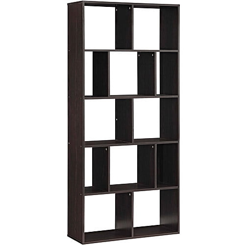 Mainstays Home 12-Shelf Bookcase, Multiple Finishes