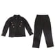 thumbnail image 5 of Women Pure Color Business Suit Pants Slim Fit Comfortable Breathable Plain Color Office Work Suit Set Black XL, 5 of 26