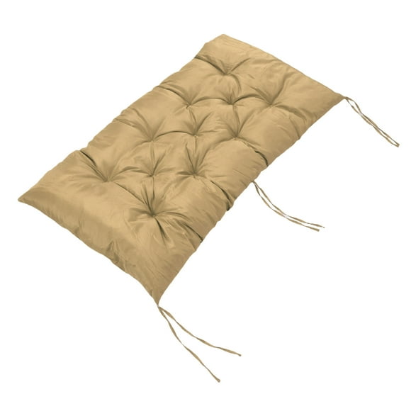 Outdoor Bench Cushion Swing Cushion Patio Chair Cushion 100x50cm Rainproof Sun Proof with 3 Straps for Garden Furniture Loveseat Deck
