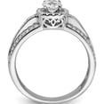 thumbnail image 2 of 14K White Gold Lab Grown Diamond Si1/Si2, G H I, Semi-Mount Engagement Rin (Size 7) Made In India rm9080e-100-wlg, 2 of 5