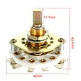 thumbnail image 2 of 1P7T 1 Pole 7 Position 1 Deck Band Channel Rotary Switch Selector Knob Cap, 2 of 4