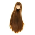 thumbnail image 1 of 1:6 Female Head Sculpt Unpainted with Long Hair for 12inch Action Figures Normal Skin, 1 of 8