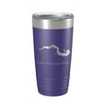 thumbnail image 1 of Lake Thunderbird Map Tumbler Travel Mug Insulated Laser Engraved Coffee Cup Illinois 20 oz Purple, 1 of 1