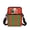 Christmas Reindeer Stripe, variant on Eheartsgir Crossbody Bag with Thanksgiving Turkey Pattern, Portable Shoulder Satchel Bag with Front Pocket for Women, Shopping and Travel