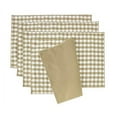 thumbnail image 2 of Fennco Styles Handmade Checkered Reversible Placemats 14" W x 20" L, Set of 4, 2 of 13