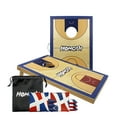 thumbnail image 2 of Canddidliike Scratch Resistant Toss Cornhole Boards and 8 Game Bags - Basketball Court, 2 of 7