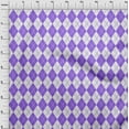 thumbnail image 4 of oneOone Polyester Spandex Violet Fabric Check Argyle Sewing Material Print Fabric By The Yard 56 Inch Wide, 4 of 4