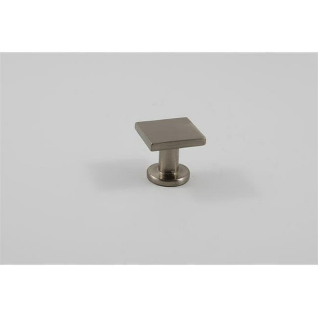 Bouton de Cabinet Carré, Nickel Satiné