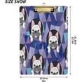 thumbnail image 3 of FMSHPON Dog Bulldog Dog Abstract Clipboard Hardboard Wood Nursing Clip Board and Pull for Standard A4 Letter 13x9 inches, 3 of 8