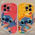 thumbnail image 5 of Cartoon Disney Stitch 3D Wave Case For iPhone 15 14 13 12 11 Pro Max X XR XS 8 7 6 6S Plus SE 2020 Soft Silicone Cover Fundas, 5 of 5