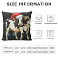 thumbnail image 5 of QZHH  Cow Farmhouse Christmas Pillow Covers, Farmhouse Christmas Cow Christmas Decorations, Farmhouse Christmas Decor, Christmas Pillow Cases, 5 of 5