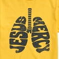 thumbnail image 3 of Instant Message - Jesus Mercy Lungs - Men's Short Sleeve Graphic T-Shirt, 3 of 6