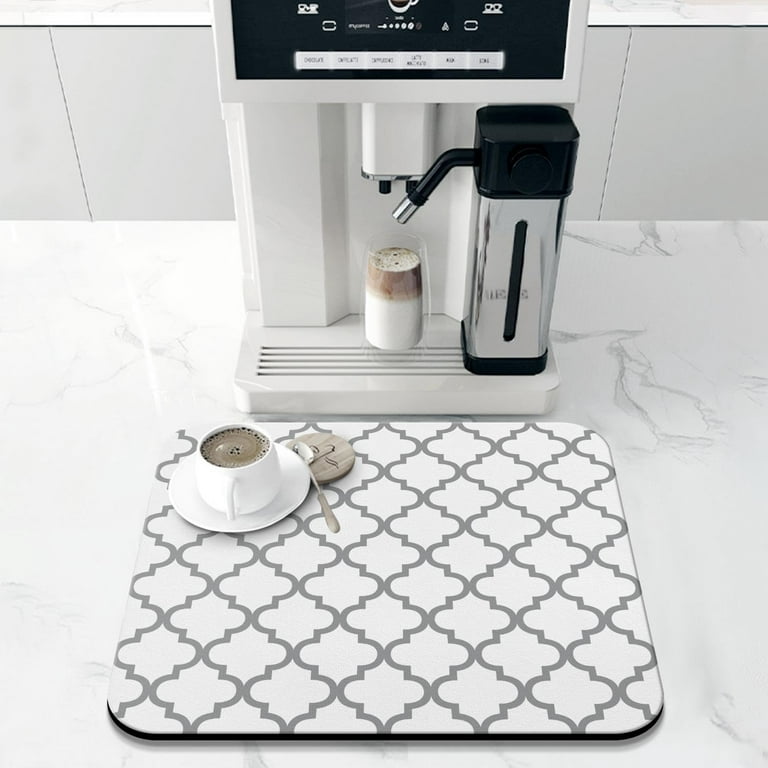 Super Absorbent Anti-slip Coffee Dish Large Kitchen Absorbent Draining Mat  Drying Mat Quick Dry Bathroom Drain Pad