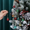thumbnail image 3 of Fuebueo 60 Pcs Christmas Mini Balls Ornaments Xmas Tree Hanging Decorations Pendants for Holiday Party Outdoor Indoor DIY Craft Supplies, 3 of 8