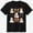 Black-7, variant on Spooky Halloween T-Shirt, Boujee Ghost with Bow and Drink, Seasonal Graphic Short Sleeve Casual Tee