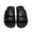 Black, variant on Plus Size Men'S Fashion Cross-Strap Thong, Microfiber Upper And Lining Skin-Friendly Breathable Soft Comfortable Midsole Microfiber And Rebound Cushion Washable Non-Slip Rubber Sole Home Indoor