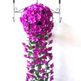 thumbnail image 2 of facefd Artificial Flower Garland Wall Hanging Simulation Floral Vine Home Office artificial Flower Rattan, Purple, 2 of 4
