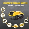thumbnail image 5 of TenHutt 20V 8.0A Replacement for Dewalt 20V Battery Compatible with  DCB204D CB205-2 DCB206 DCB206-2 DCB200 DCB180, 5 of 6