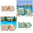 thumbnail image 3 of 2Pcs Children Swimming Gear Arm Swimming Rings Toddler Inflatable Kids Arm Float Rings Arm Bands Kids Swim Arm Floaties orange stripes, 3 of 5