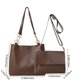 thumbnail image 3 of Bolsos de mujer de moda, bolso multifuncional de gran capacidad, conjunto de dos piezas, bolso de hombro tipo bandolera que combina practicidad y moda, bolso de PU para mujer., 3 of 7