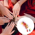 thumbnail image 4 of Qarigey 1 juego de prensa de almendras en las uñas, estilo gota de agua, kit de manicura de cobertura completa Arte de uñas Tipo 1, 4 of 6