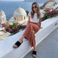 thumbnail image 6 of Cushionaire Ritual Suede Slide Sandals for Women - Slip On Womens Leather Sandals with Cushioned Cork Footbed and Arch Support, 6 of 19