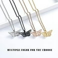 thumbnail image 6 of Butterfly Urn Necklace for Ashes Heart Cremation Jewelry for Women Men Memorial Keepsake Hollow Pendant, 6 of 6