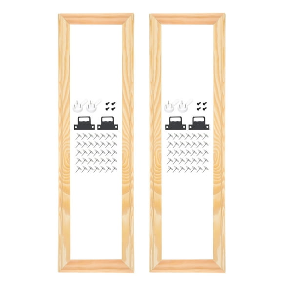 2 Pack DIY Canvas Stretcher Bars, 20 x 6 Inch Canvas Frame Wooden Frames Kit Sturdy Stretcher Frames