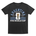 thumbnail image 3 of FIFA World Cup 2026 Youth Boys Argentina Black Soccer Ball Graphic Tee, 3 of 3