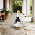 thumbnail image 4 of SHENGXINY Porch Goose Outfits, Large White Holiday Porch Goose Clothes for Outdoor Yard Garden Patio Holiday Decorations Black 23in, 4 of 6