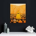 thumbnail image 4 of JRXY Farm Pumpkins Wall Art Farmhouse Autumn Leaves Pictures Wall Decor Rustic Fall Harvest Blessings Painting Thanksgiving Gifts Framed Canvas Artwork for Kitchen Living Room Bedroom 16x20 in, 4 of 4