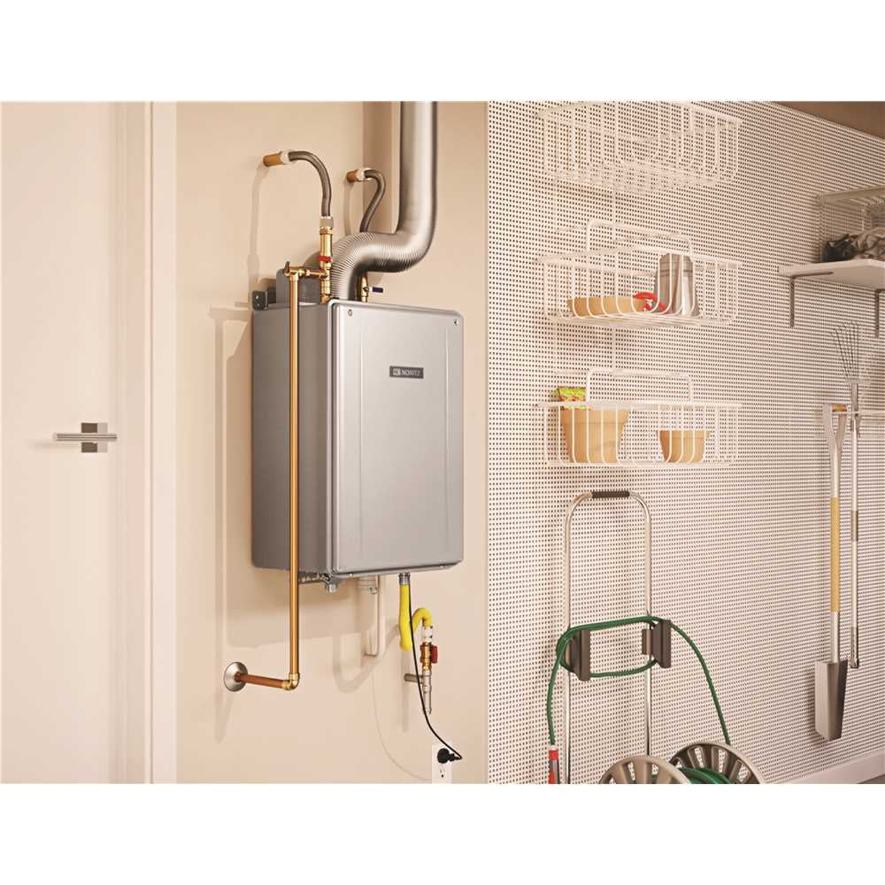 Noritz EGQ-C2860WX-FF US NG 9.8 GPM 50 Gal. Tank Replacement High Efficiency Indoor Residential Natural Gas Tankless Water Heater Kit