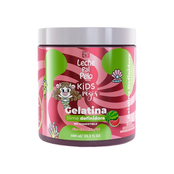 Leche Pal Pelo Kids Curly Slime Curl Defining Gel, Hair Gel, 20.2 oz