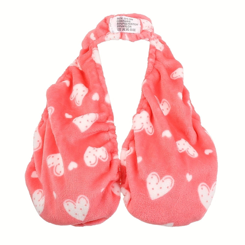 Breathable Towel Bra Super Soft Breathable Towel Bra - Water Absorbing, Double-Sided Plush, Neck Strapless, Chest Wrapping - Suitable for Beach, Sports, Indoor Daily Wear and Feeding