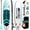 Caribbean Sea Blue, variant on Outdoor Crusier Inflatable Stand Up Paddle Board, Ultra Portable & Lightweight, Wide Stable Non-Slip Design, Complete SUP Accessories, High-Quality Drop-Stitch Material - Aqua