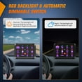 thumbnail image 5 of Nilight 12 Gang Switch Panel 12V 24V Universal Circuit Control Relay System with RGB Backlight APP Fuse Wiring Harness Automatic Dimmable ON Off LED Switches Pod for Car Pickup Truck Camper SUV, 5 of 8