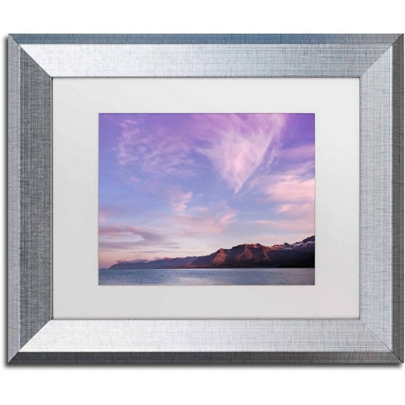 Trademark Fine Art 'This Day is Over' Canvas Art by Philippe Sainte-Laudy, White Matte, Silver Frame
