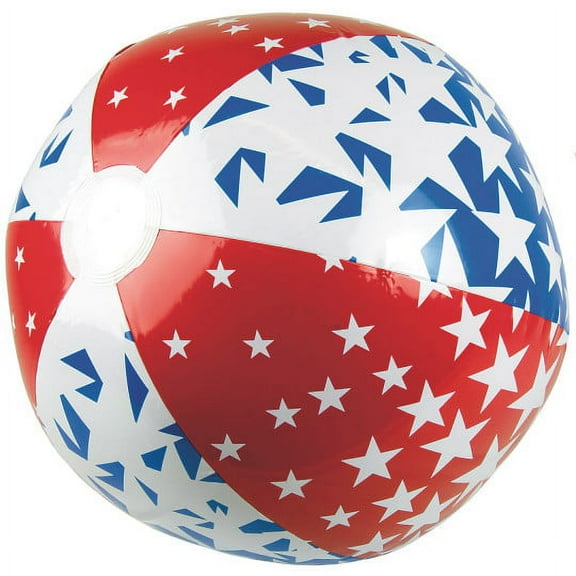 (Price/Each)Poolmaster American Stars Beach Ball, 24"