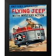 thumbnail image 2 of Retrorocket 20x24 Black Modern Framed Museum Art Print Titled - Battery Operated Flying Jeep with Mystery Action, 2 of 5