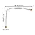 thumbnail image 2 of VERDANVERSE 2pcs Pneumatic Tubing Pipe Hose Aluminum Replacement Part Compressor Exhaust for Garage Use, 2 of 8