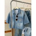 thumbnail image 1 of Shirt With Rhinestone Cross Embellishment Multicolor-6, 1 of 30