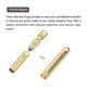 thumbnail image 4 of Conectores de Plugs Banana Uxcell de 20 pares 4mm macho hembra para cable de altavoz RC Battery, 4 of 6