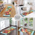 thumbnail image 6 of Yayeee Hallway Runner Rug 2'x6' Non Slip Machine Washable with Rubber Backing, Orange Floral Tomatoes, 6 of 8