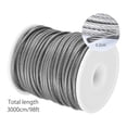 thumbnail image 2 of PENGXIANG 30M 2mm Convenient Stainless Steel Wire Rope Cable Hooks Hanging Kit Tent Rope, 2 of 10