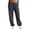 #_001Dark Gray, variant on Hogleaql Women's Fleece Sweatpants Comfy Lounge Elastic Waist Sweatpants with Pockets Athletic with Cinched Cuffs Drawstring Loose Pants Black 2XL