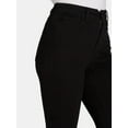 thumbnail image 4 of Time and Tru Women's High Rise Skinny Jeans, 27", 29” Inseams, Sizes 2-22, 4 of 5